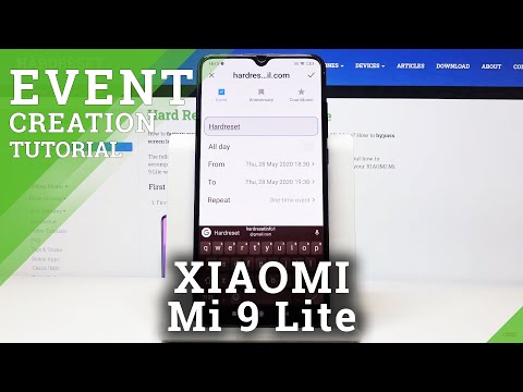 How to Add an Event to Calendar in XIAOMI Mi 9 Lite – Events Creation