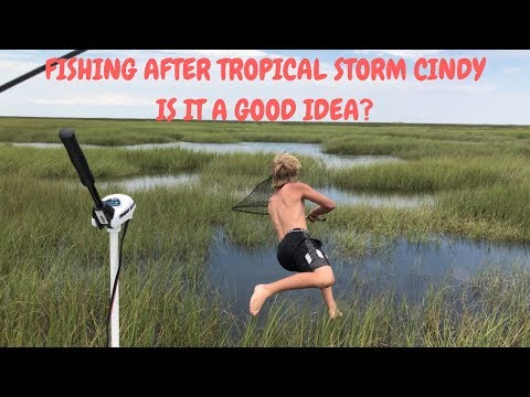 DOCKSIDE TV "FISHING AFTER TROPICAL STORM CINDY"