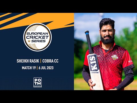 POTM: S.Rasik - REA vs COB | Highlights | ECS Hungary | 6 July 2023 | ECS23.552