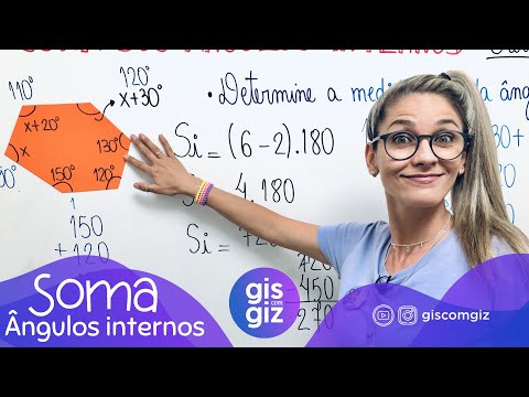 SOMA DOS ÂNGULOS INTERNOS DE UM POLÍGONO CONVEXO - EXERCÍCIOS \Prof. Gis/ #9