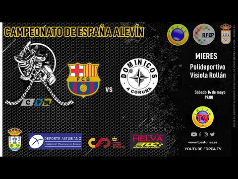 EN DIRECTO:  FC BARCELONA vs CAA DOMINICOS - CAMPEONATO  DE ESPAÑA ALEVÍN 2022