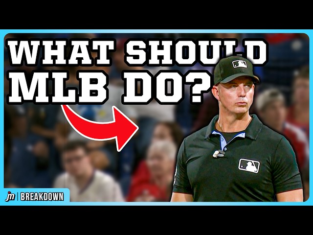 Major League Baseball has to do something about this, a breakdown