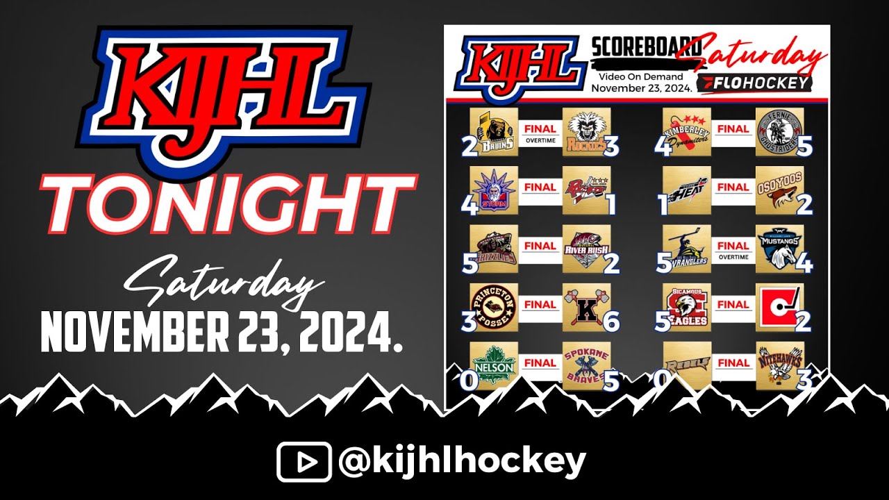 KIJHL Tonight - Nov. 23/24