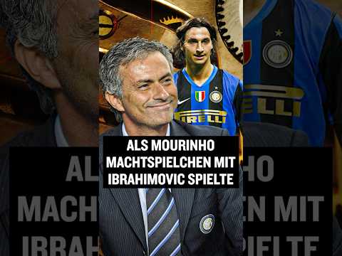 Wisst ihr noch, als Mourinho Machtspielchen mit Ibra spielte? #shorts