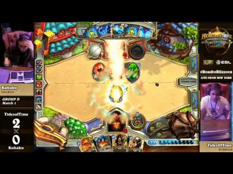 Hearthstone World Championship 2014 Americas Qualifier - Groupstage - TidesofTime vs Kuhaku