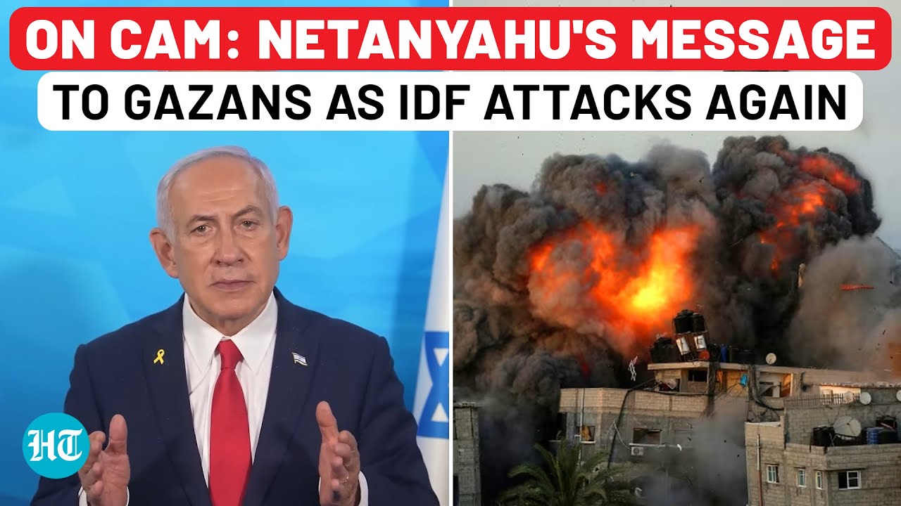 Netanyahu's New Message To Gazans As Israel Army Attacks Again After 1.5 Yr Of Failure To Win| Hamas