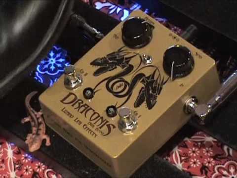 Lizard Leg Effects DRACONIS dual boost guitar effects pedal demo