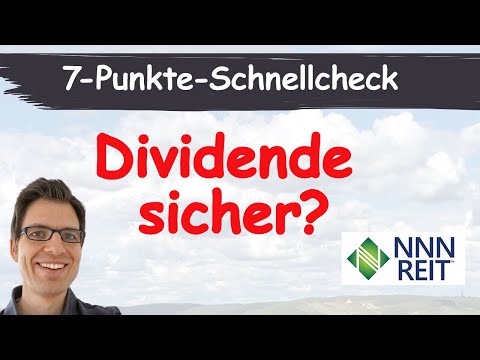 5.6% dividend yield! NNN REIT stock analysis: Is the dividend safe? (7 points in a quick check)