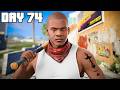 I Spent 100 Days In The HOOD IN REALISTIC GTA 5 AGAIN