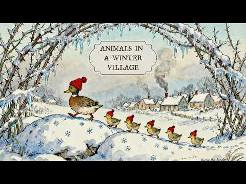 A Winter Day in the Quiet Village ❄ Gentle Storybook Folk Music
