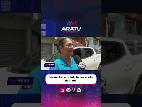 Denúncia de crime ambiental em Madre de Deus #tvaratu #meioambiente #aratunoticias