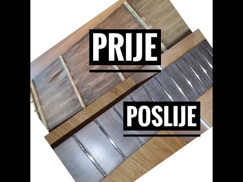 Kako izravnati fretboard i zamjeniti pragove na gitari