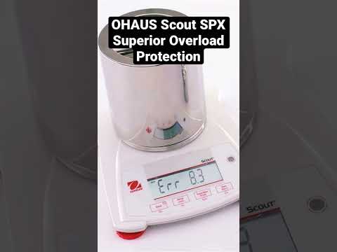 Wagi z serii Scout są ponadprzeciętnie odporne na przeciążenia