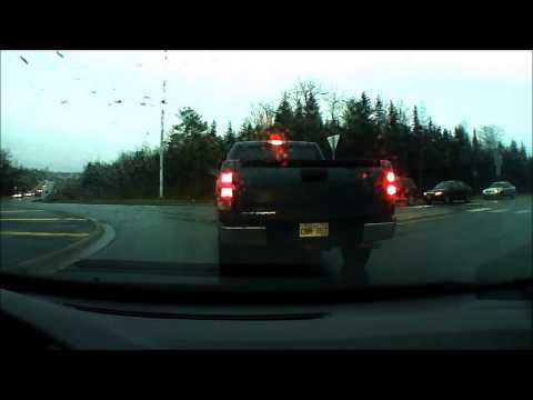 Fredericton Roundabout Fail