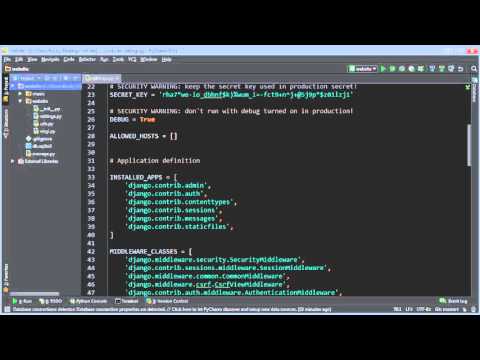 Django Tutorial for Beginners 6 Database Setup