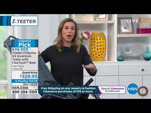 Teeter FitSpine X3 Inversion Table with FlexTech Bed