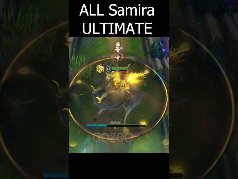 All Samira Ultimate Skin Comparison #wildrift