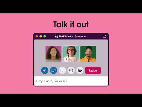 Give your projects a home base | Slack