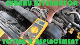 How to Test and Replace an Alternator on a Subaru