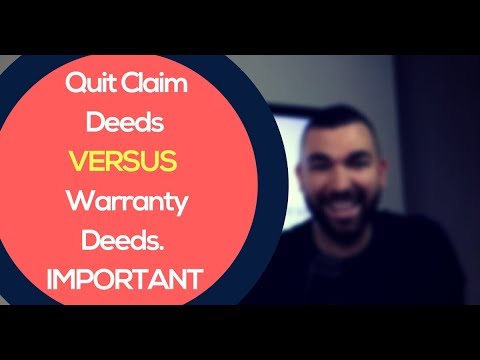 quit claim deed implications income tax instructions help