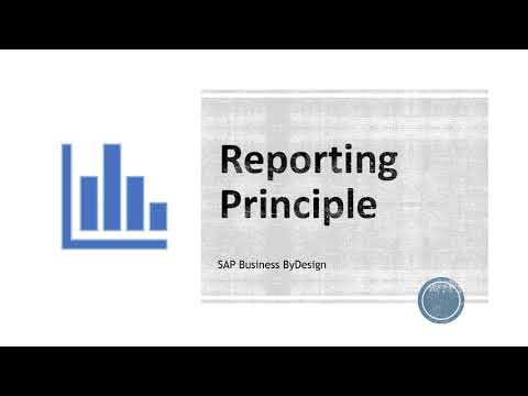 SAP Business ByDesign - Reporting Principles