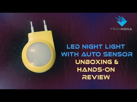 LED Night Light with Auto Sensor