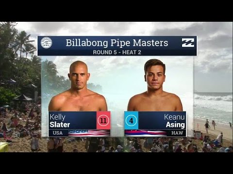 Kelly Slater vs Keanu Asing - 2015 Billabong Pipe Masters: Round Five, Heat 2