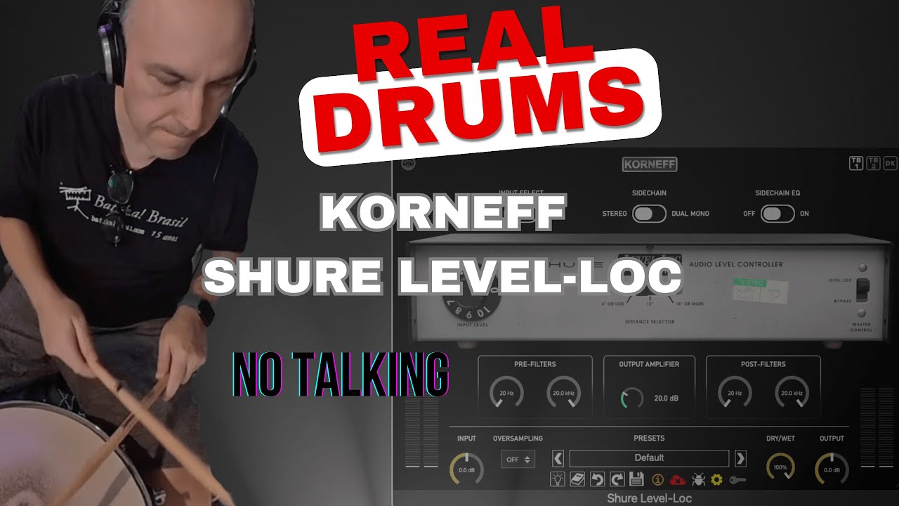 Level-Loc with real drums