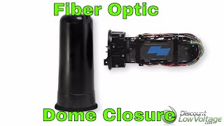 Fiber dome closure for aerial or underground applications