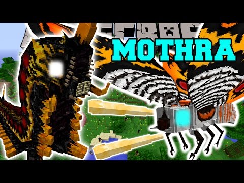 PopularMMOs - Minecraft: THE GREAT MOTHRA MOD (MOTHRA, BATTRA, RODAN, & MORE!) Mod Showcase