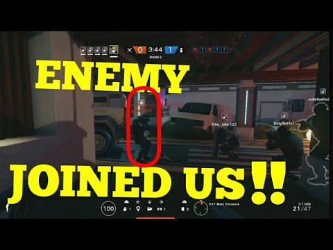 TRICKING THE ENEMY TEAM INTO JOINING US- R6S