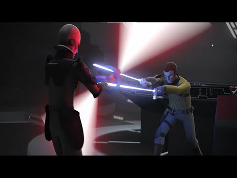 Kanan Jarrus vs Grand Inquisitor Final Fight Star Wars Rebels Season 1 Episode 13