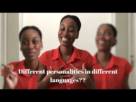 My personalities when I speak different languages