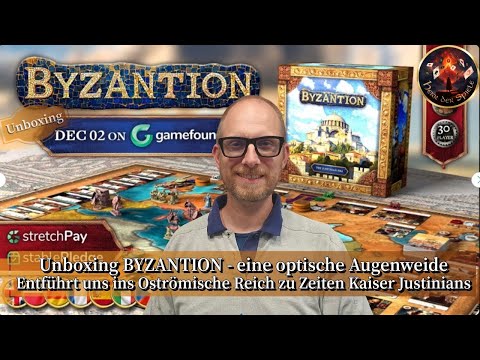Unboxing BYZANTION: THE JUSTINIAN ERA - visually stunning power struggles in the Eastern Roman Em...