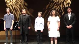 Anfonaf Angel Rhys Meirion, Erin Fflur, Seimon Menai, Huw H