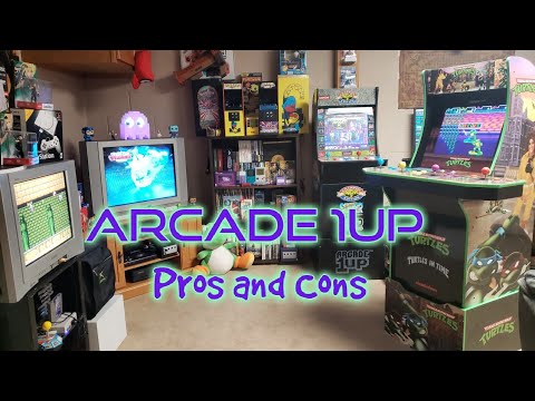 TMNT Arcade 1up and Street Fighter 2 Arcade 1up Pros and Cons!