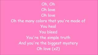 Carrie Underwood &amp; Brad Paisley ~ Oh Love (Lyrics)