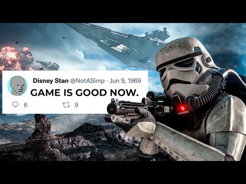 I tried ‘Battlefront 2' again and it’s actually really good…
