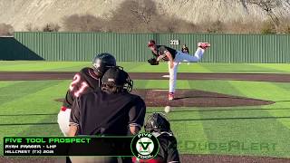 LHP Ryan Prager, 90 MPH, uncommitted, Hillcrest (TX) 2021 Five Tool Baseball Prospect