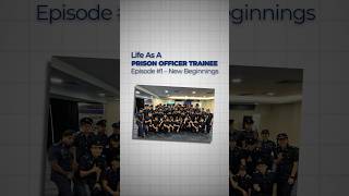 Our Prison Officer Trainees begin the Prison Officer Course! #SPS #PrisJoinUs #CaptainsOfLives