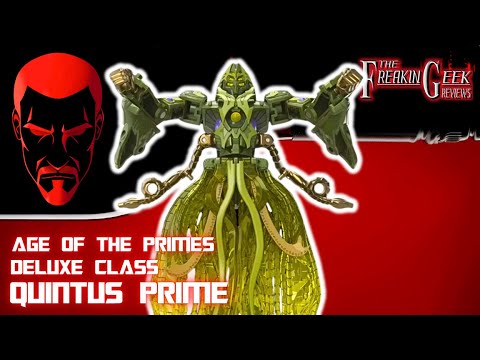 HANDSOME SQUID | Age of the Primes Deluxe QUINTUS PRIME: EmGo's Transformers Reviews