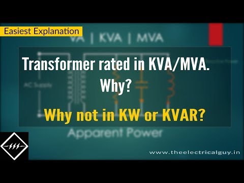 Transformer rated in KVA/MVA. Why? Explained | TheElectricalGuy