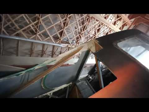 Repair of fuselage from the flip over.