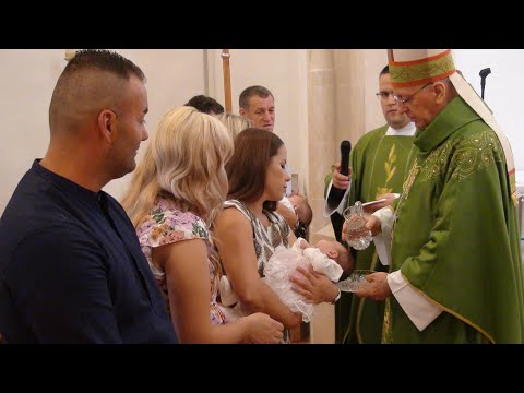 Misa i krštenje djece - Marija, Rita i Nika, 26.9.2021. video