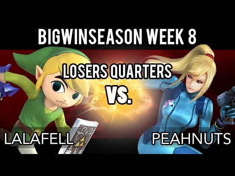 BigWinSeason Week 8 - Losers Quarter Finals - Lalafell (Toon Link) VS Peahnuts (ZSS)