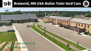 Brainerd, MN, USA | Boiler Train Yard Cam LIVE NOW | Brainerd Sub MP 118 BNSF live webcam