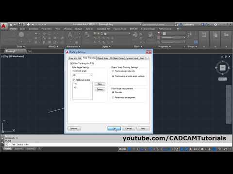 AutoCAD Tutorial Circle Command 3 Point 2 Point Tan Tan Radius Tangent Circles
