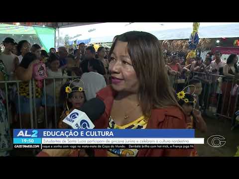 Estudantes de Santa Luzia do Norte participam de gincana junina cultural - 26/06/2026