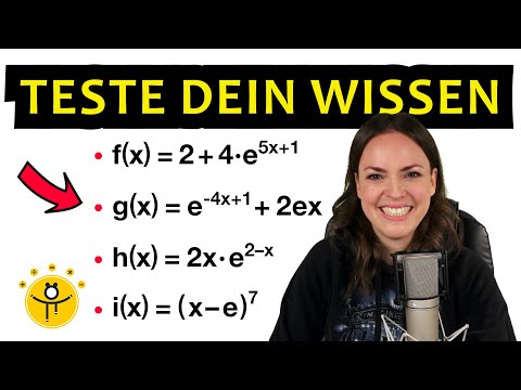 ABLEITUNG bilden e-Funktion – Exponentialfunktion ableiten