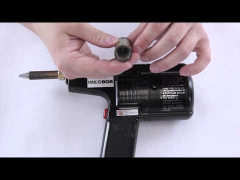 Hakko 808 Unboxing Desolder Tool Kit Desolder Tip 4